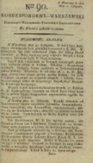 Korrespondent Warszawski, 1792, nr 90