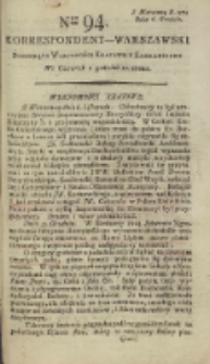 Korrespondent Warszawski, 1792, nr 94