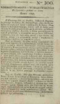 Korrespondent Warszawski, 1792, nr 100, dod