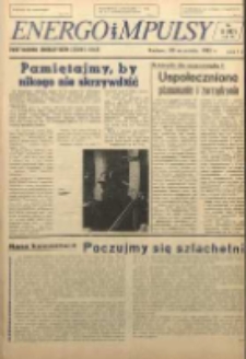 Energoimpulsy : Organ Samorządów Robotniczych ZEOW, 1981, R. 9, nr 12