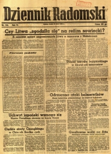 Dziennik Radomski, 1943, R. 4, nr 116