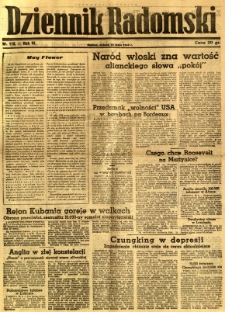 Dziennik Radomski, 1943, R. 4, nr 118