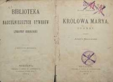 Królowa Marya : dramat