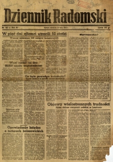 Dziennik Radomski, 1943, R. 4, nr 167