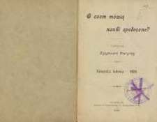 O czem mówią nauki społeczne?