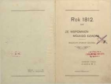 Rok 1812 : ze wspomnień mojego dziadka