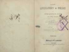 Dzieje literatury w Polsce od pierwiastkowych czasów do XVII wieku T. 3