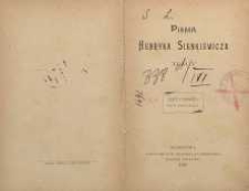 Pisma Henryka Sienkiewicza T. 5, Listy z podróży : szkice amerykańskie
