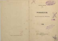 Pogrzeb : tryptyk sceniczny wierszem