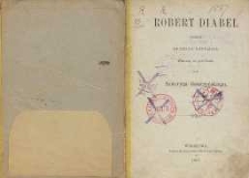 Robert diabeł : dramat