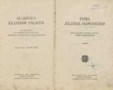 Pisma Juliusza Słowackiego T. 6
