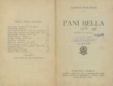 Pani Bella : komedia w 4 aktach