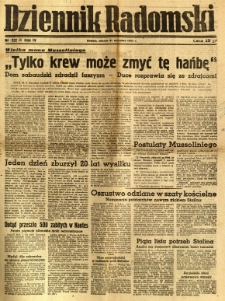 Dziennik Radomski, 1943, R. 4, nr 222