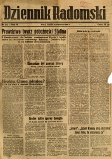 Dziennik Radomski, 1943, R. 4, nr 233