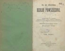 Fr. Kr. Szlossera dzieje powszechne T. 3