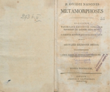 P. Ovidii Nasonis Metamorphoses T. 2