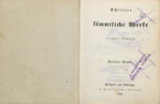 Schillers sämmtliche Werke : in zwölf bänden Band 3-4
