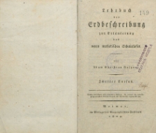 Lehrbuch der Erdbeschreibung zur Erläuterung des neuen methodischen Schulatlasses