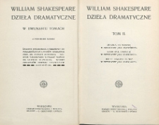 Miarka za miarkę ; Komedya omyłek ; Wiele hałasu o nic