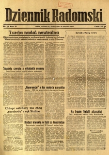 Dziennik Radomski, 1943, R. 4, nr 274
