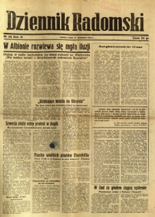 Dziennik Radomski, 1943, R. 4, nr 276