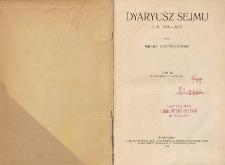 Dyaryusz sejmu z r. 1830-1831 T. 3, Od 19 kwietnia do 25 maja 1831