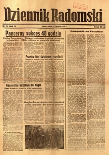 Dziennik Radomski, 1943, R. 4, nr 279