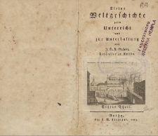 Kleine Weltgeschichte zum Unterricht und zur Unterhaltung T. 11