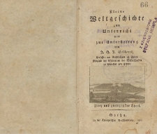 Kleine Weltgeschichte zum Unterricht und zur Unterhaltung. T. 23