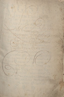 Registrum seu inventarium librarum omnium in libraria Radomien repertorum…