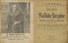Kazania albo wykłady porządne świętych ewangielii niedzielnych przez cały rok : z Pisma świętego i doktor&oacute;w kościelnych, według starożytney nauki i porządku prawdziwego chrześcijańskiego kościoła, na cześć i chwałę wielkiego Boga i Zbawiciela Jezusa Chrystusa zebrane a podług edycyi Lipskiey i Brzeskiey wt&oacute;rey znowu w druk podane