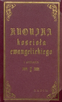 Kronika kościoła ewangelickiego : 1 stulecie 1826-1926