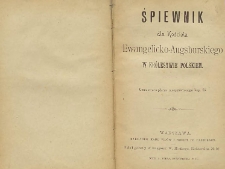 Śpiewnik dla Kościoła Ewangelicko-Augsburskiego w Królestwie Polskim