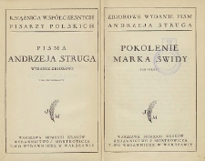 Pokolenie marka Świdy T. 1