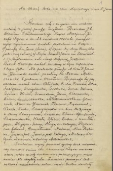 [Zarys historii parafii Najświętszego Serca Jezusowego w Radomiu na Glinicach ; Sprawozdania z wizytacji pasterskich]