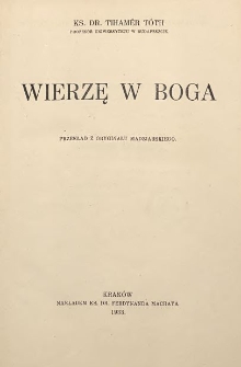 Wierzę w Boga