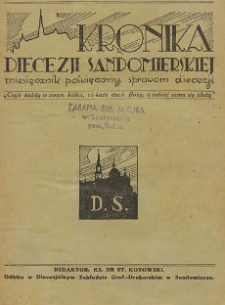 Kronika Diecezji Sandomierskiej, 1950, R. 43, nr 2