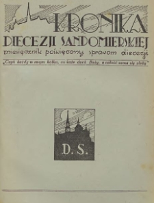 Kronika Diecezji Sandomierskiej, 1953, R. 46, nr 4