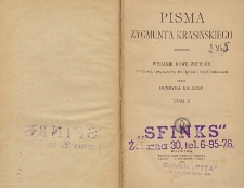 Pisma Zygmunta Krasińskiego T. 2