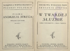 W twardej służbie : ludzi podziemnych - seria trzecia