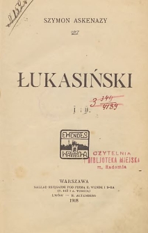 Łukasiński T. 1/2