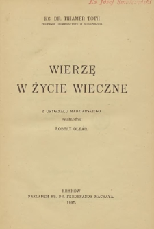 Wierzę w życie wieczne