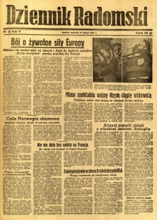 Dziennik Radomski, 1944, R. 5, nr 39