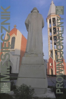 Miesięcznik Prowincjonalny, 2014, R. 16, nr 5