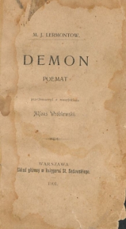 Demon : poemat