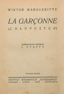 La Garçonne = Chłopczyca