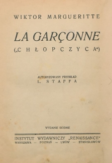 La Gar&ccedil;onne = Chłopczyca