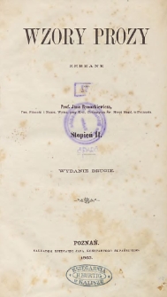 Wzory prozy. Stopień 2