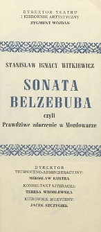 Stanisław Ignacy Witkiewicz „Sonata Belzebuba” / Teatr Powszechny im. Jana Kochanowskiego w Radomiu