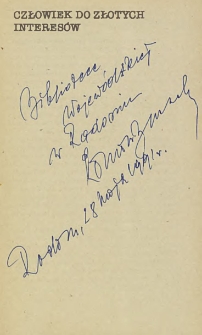 Roman Buczek - autograf